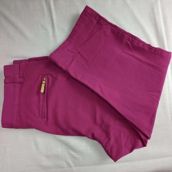Ralph Lauren Pants - Ralph Lauren Woman's Size 8, Hot Pink Capris With Gold Hardware